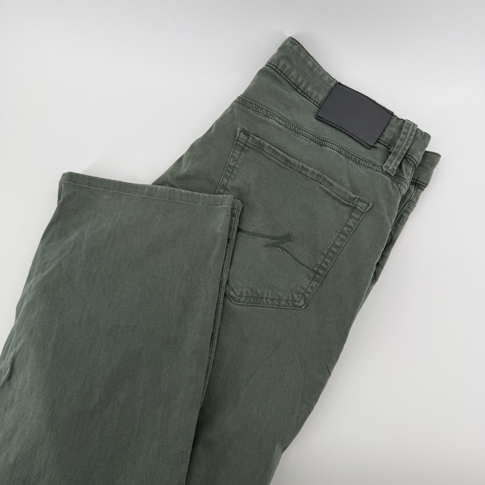 34 Heritage Mens 36x28 Charisma Comfort Straight Leg Pants Olive‎ Green Chino